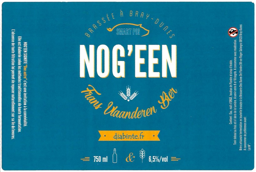 Etiquette BRASSERIE DES DUNES DE FLANDRE 15