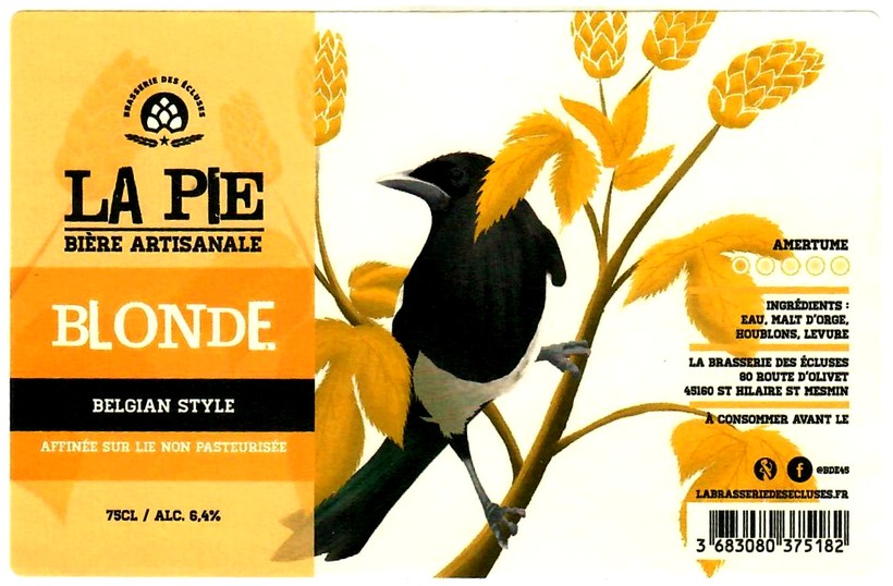 etiquette BRASSERIE DES ECLUSES 11