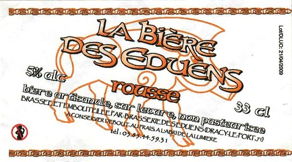 Etiquette BRASSERIE DES EDUENS 71 03