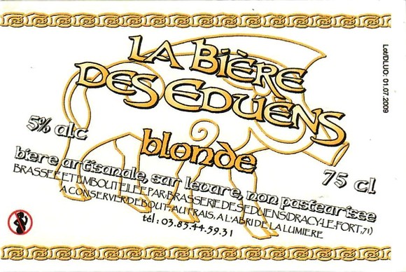 Etiquette BRASSERIE DES EDUENS 71 04