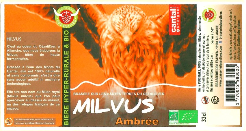 Etiquette BRASSERIE DES ESTIVES 03