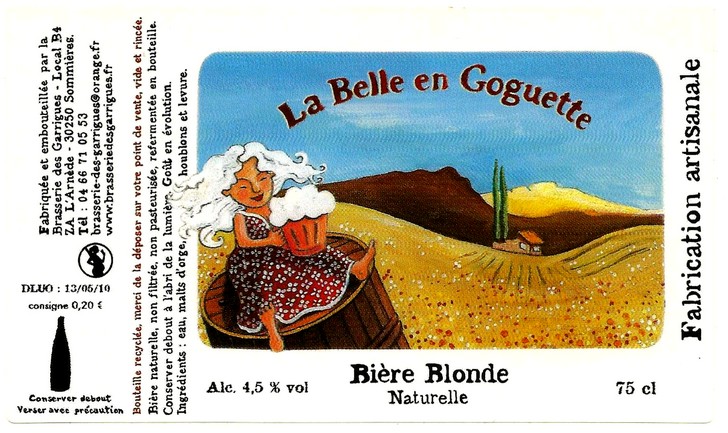 etiquette BRASSERIE DES GARRIGUES 03