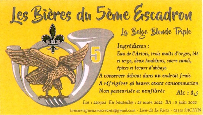 Etiquette BRASSERIE DES GUEUX ET MECREANTS 02