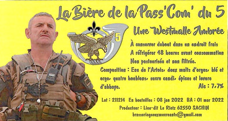 Etiquette BRASSERIE DES GUEUX ET MECREANTS 12