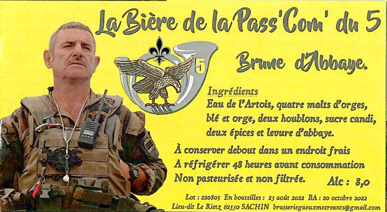 Etiquette BRASSERIE DES GUEUX ET MECREANTS 21