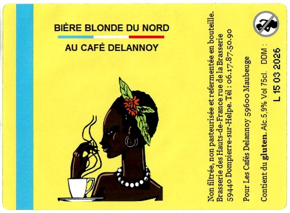 Etiquette BRASSERIE DES HAUTS DE FRANCE 08