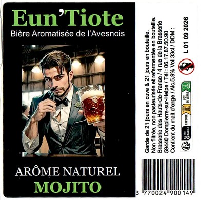 Etiquette BRASSERIE DES HAUTS DE FRANCE 11