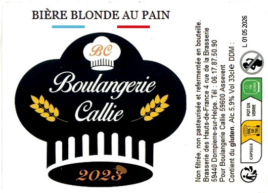 Etiquette BRASSERIE DES HAUTS DE FRANCE 15