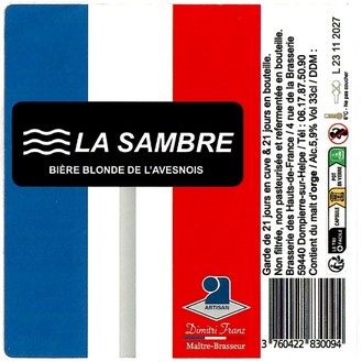 Etiquette BRASSERIE DES HAUTS DE FRANCE 24