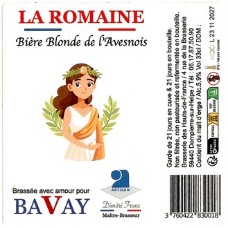 Etiquette BRASSERIE DES HAUTS DE FRANCE 27