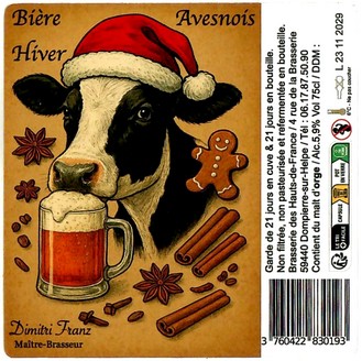 Etiquette BRASSERIE DES HAUTS DE FRANCE 29