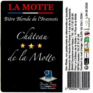 Etiquette BRASSERIE DES HAUTS DE FRANCE 34