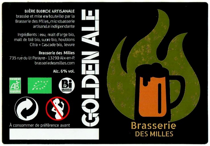 Etiquette BRASSERIE DES MILLES 04