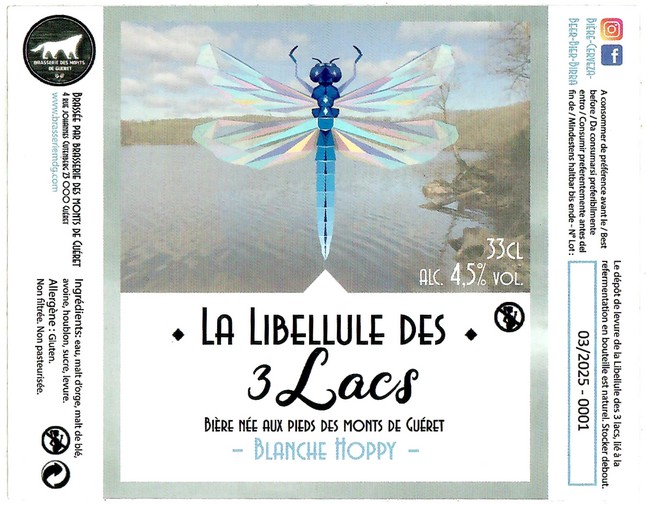 Etiquette BRASSERIE DES MONTS DE GUERET 06