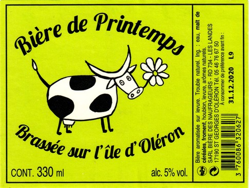 etiquette BRASSERIE DES NAUFRAGEURS 19