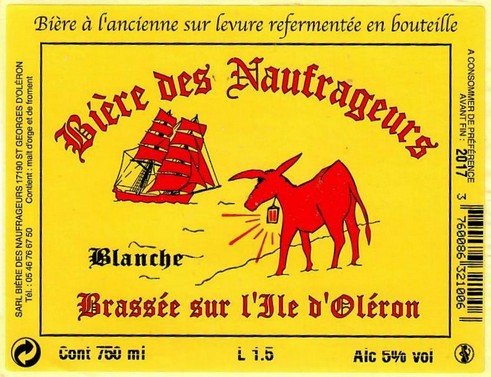 etiquette BRASSERIE DES NAUFRAGEURS 20
