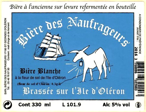 etiquette BRASSERIE DES NAUFRAGEURS 21