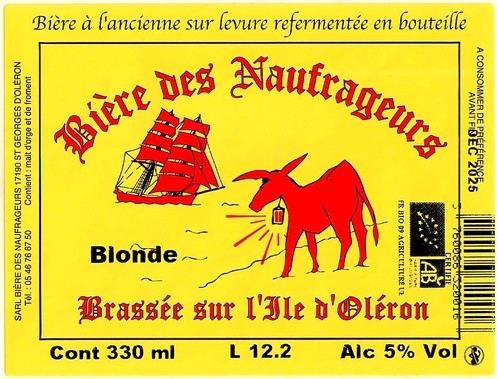 Etiquette BRASSERIE DES NAUFRAGEURS 29