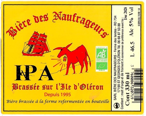 Etiquette BRASSERIE DES NAUFRAGEURS 32