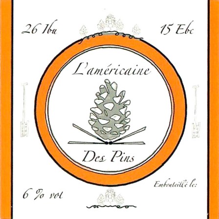 Etiquette BRASSERIE DES PINS 01