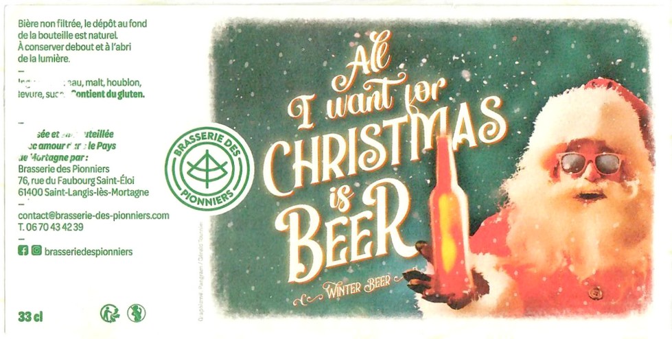 Etiquette BRASSERIE DES PIONNIERS 03