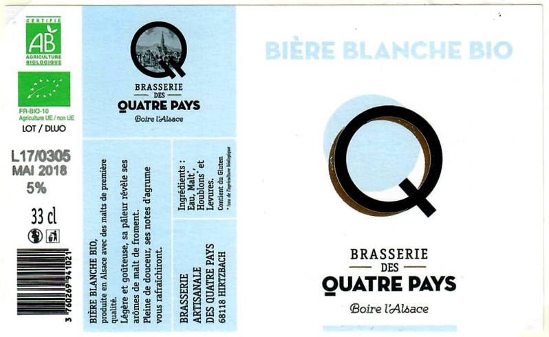 etiquette BRASSERIE DES QUATRE PAYS 02