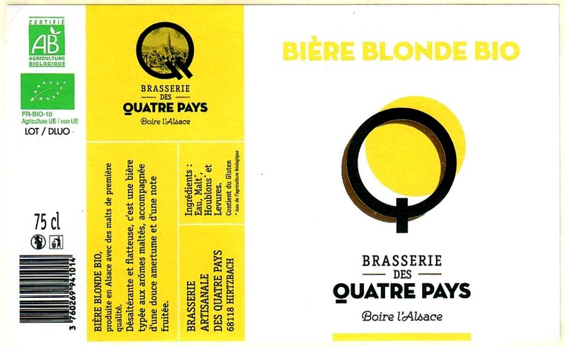 etiquette BRASSERIE DES QUATRE PAYS 03