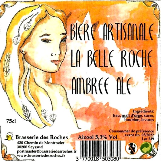 etiquette BRASSERIE DES ROCHES 09