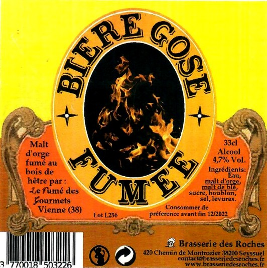 etiquette BRASSERIE DES ROCHES 13