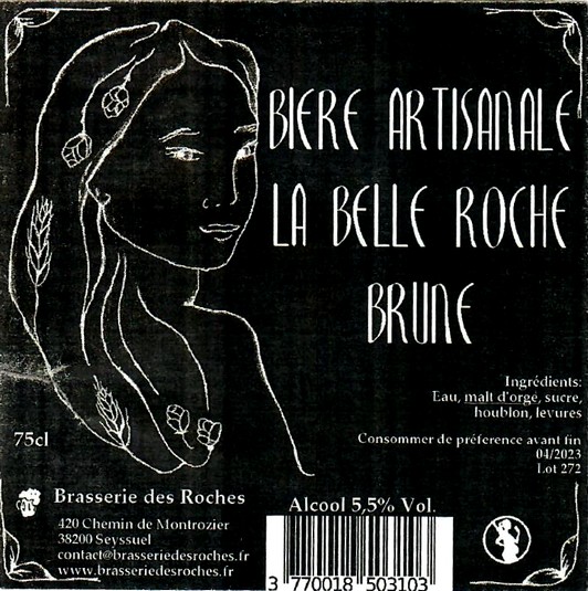 etiquette BRASSERIE DES ROCHES 17