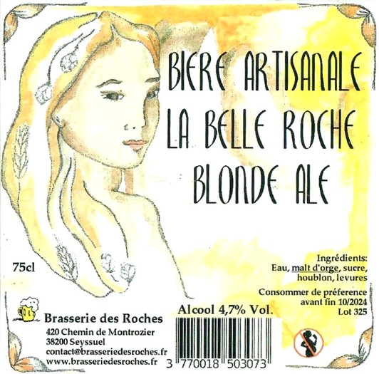 Etiquette BRASSERIE DES ROCHES 21