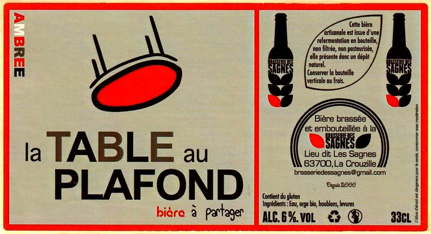 etiquette BRASSERIE DES SAGNES 04