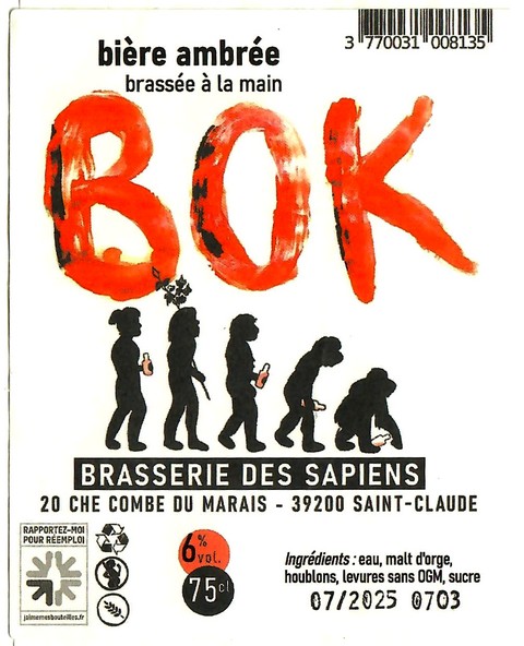 Etiquette BRASSERIE DES SAPIENS 05