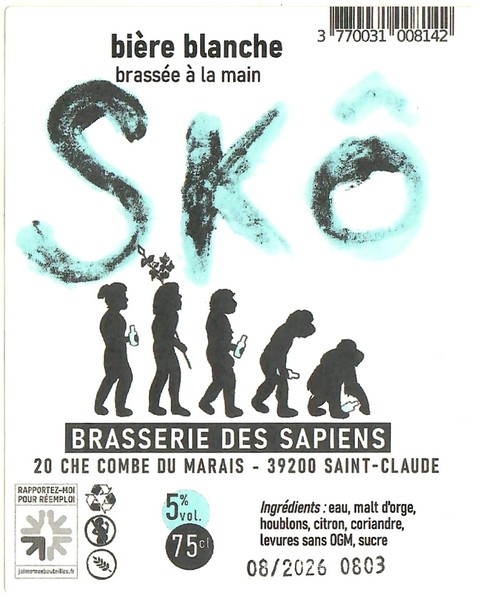 Etiquette BRASSERIE DES SAPIENS 07