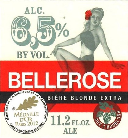 Etiquette BRASSERIE DES SOURCES 107