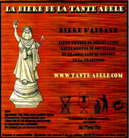 etiquette BRASSERIE DES SOURCES 12