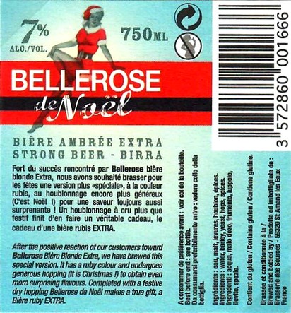 etiquette BRASSERIE DES SOURCES 14 BIS