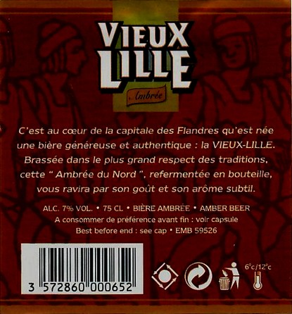 etiquette BRASSERIE DES SOURCES 47 BIS