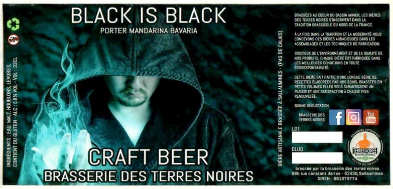 Etiquette BRASSERIE DES TERRES NOIRES 01