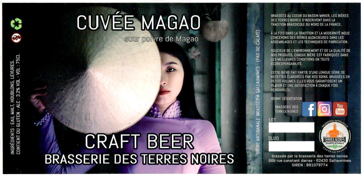 Etiquette BRASSERIE DES TERRES NOIRES 07