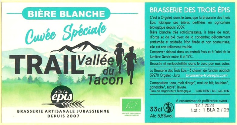 Etiquette BRASSERIE DES TROIS EPIS 26