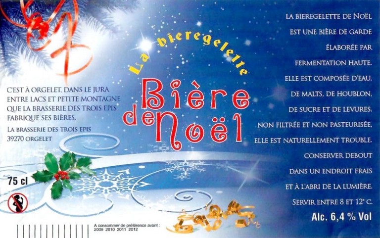 Etiquette BRASSERIE DES TROIS EPIS 28