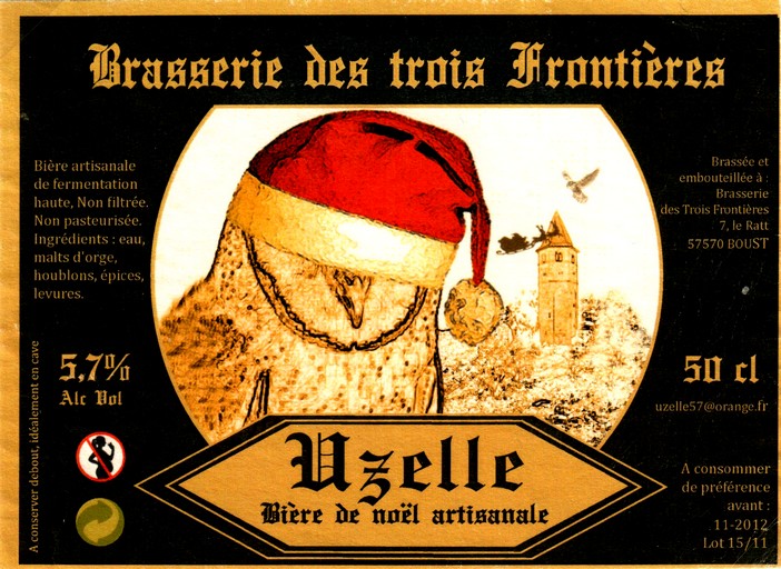etiquette BRASSERIE DES TROIS FRONTIERES 01