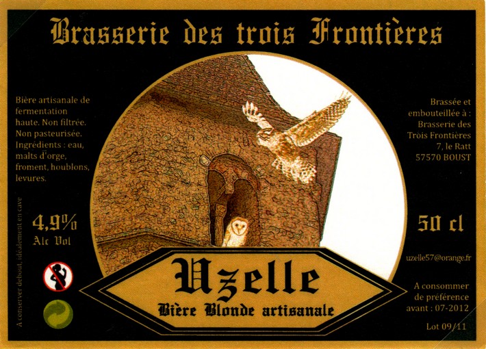 etiquette BRASSERIE DES TROIS FRONTIERES 06