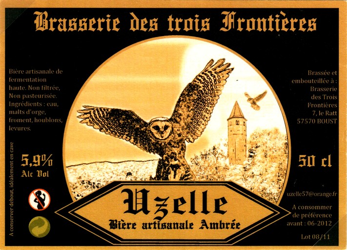 etiquette BRASSERIE DES TROIS FRONTIERES 09