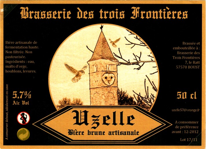 etiquette BRASSERIE DES TROIS FRONTIERES 11