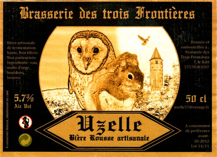etiquette BRASSERIE DES TROIS FRONTIERES 13