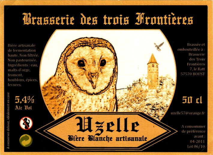 etiquette BRASSERIE DES TROIS FRONTIERES 14