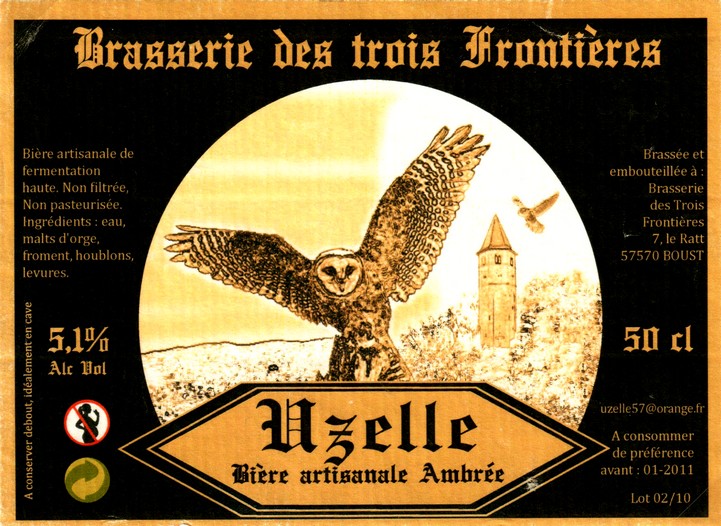 etiquette BRASSERIE DES TROIS FRONTIERES 15