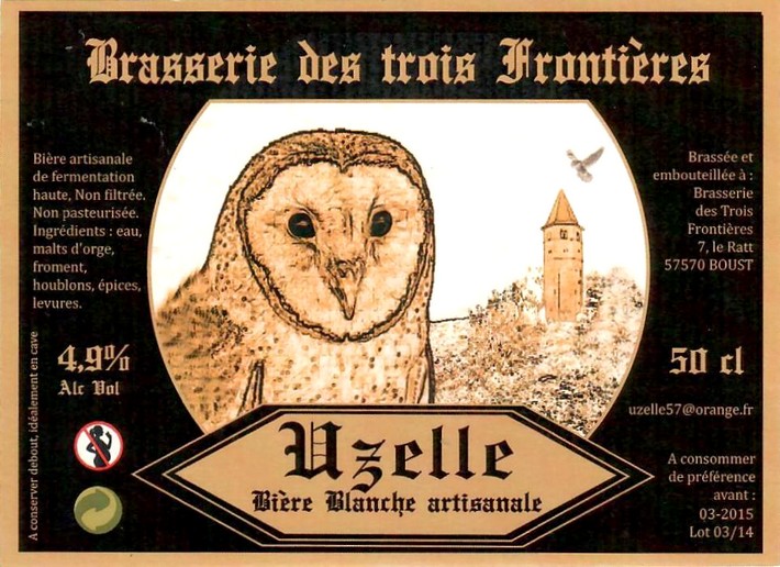 Etiquette BRASSERIE DES TROIS FONTAINES 16